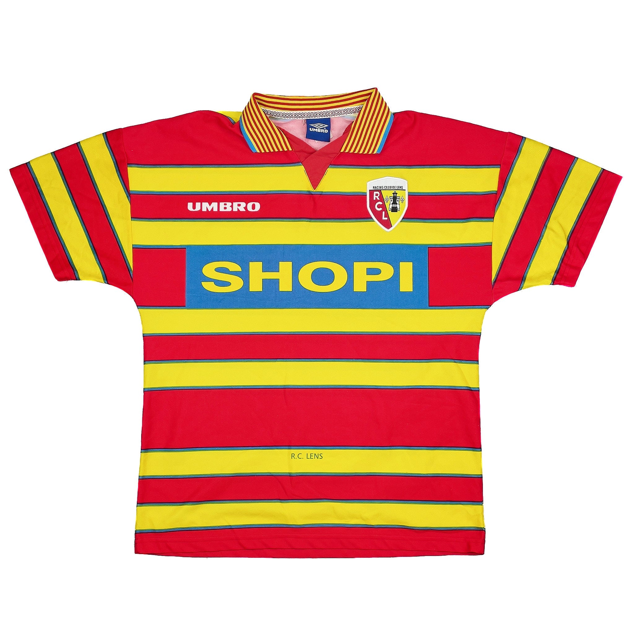 1996-97-rc-lens-home-shirt-l-umbro4773