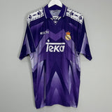 Shop 1996/97 REAL MADRID AWAY SHIRT (L) KELME, classic football shirts, vintage football shirts & retro soccer jerseys at Cult Kits