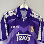 1996/97 REAL MADRID AWAY SHIRT (L) KELME - Cult Kits - Large - Buy Vintage Football Shirts, Authentic Retro Football Shirts For Sale, Classic Football Shirts & Soccer Jersey