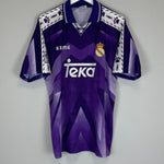 1996/97 REAL MADRID AWAY SHIRT (L) KELME - Cult Kits - Large - Buy Vintage Football Shirts, Authentic Retro Football Shirts For Sale, Classic Football Shirts & Soccer Jersey