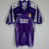 1996/97 REAL MADRID AWAY SHIRT (L) KELME - Cult Kits - Large - Buy Vintage Football Shirts, Authentic Retro Football Shirts For Sale, Classic Football Shirts & Soccer Jersey