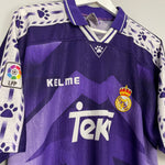 Shop 1996/97 REAL MADRID AWAY SHIRT (XL) KELME, classic football shirts, vintage football shirts & retro soccer jerseys at Cult Kits