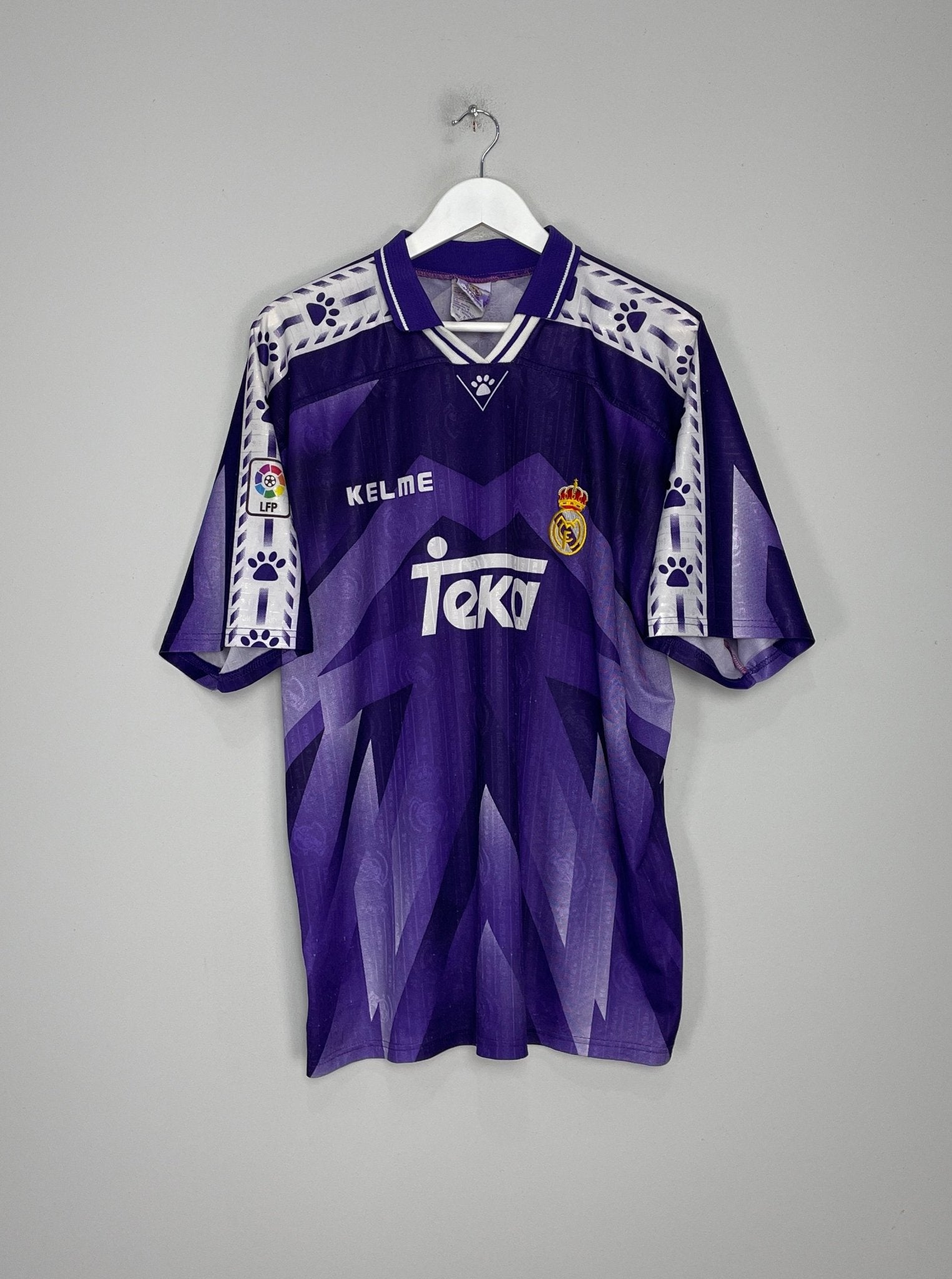 1996/97 REAL MADRID AWAY SHIRT (XL) KELME – Cult Kits