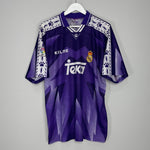 Shop 1996/97 REAL MADRID AWAY SHIRT (XL) KELME, classic football shirts, vintage football shirts & retro soccer jerseys at Cult Kits