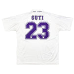 Buy 1996/97 Real Madrid Guti 23 Home Shirt (XL) Kelme ~ Free worldwide shipping available ~ Authentic Vintage Football Shirts from Cult Kits