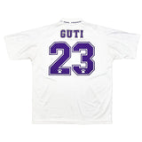 Buy 1996/97 Real Madrid Guti 23 Home Shirt (XL) Kelme ~ Free worldwide shipping available ~ Authentic Vintage Football Shirts from Cult Kits