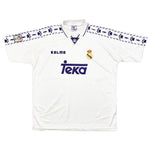 Buy 1996/97 Real Madrid Guti 23 Home Shirt (XL) Kelme ~ Free worldwide shipping available ~ Authentic Vintage Football Shirts from Cult Kits