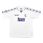 Buy 1996/97 Real Madrid Home Shirt (L) Kelme ~ Free worldwide shipping available ~ Authentic Vintage Football Shirts from Cult Kits