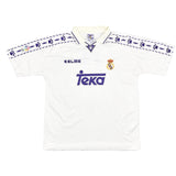 Buy 1996/97 REAL MADRID SUKER 9 HOME SHIRT (L) KELME ~ Free worldwide shipping available ~ Authentic Vintage Football Shirts from Cult Kits
