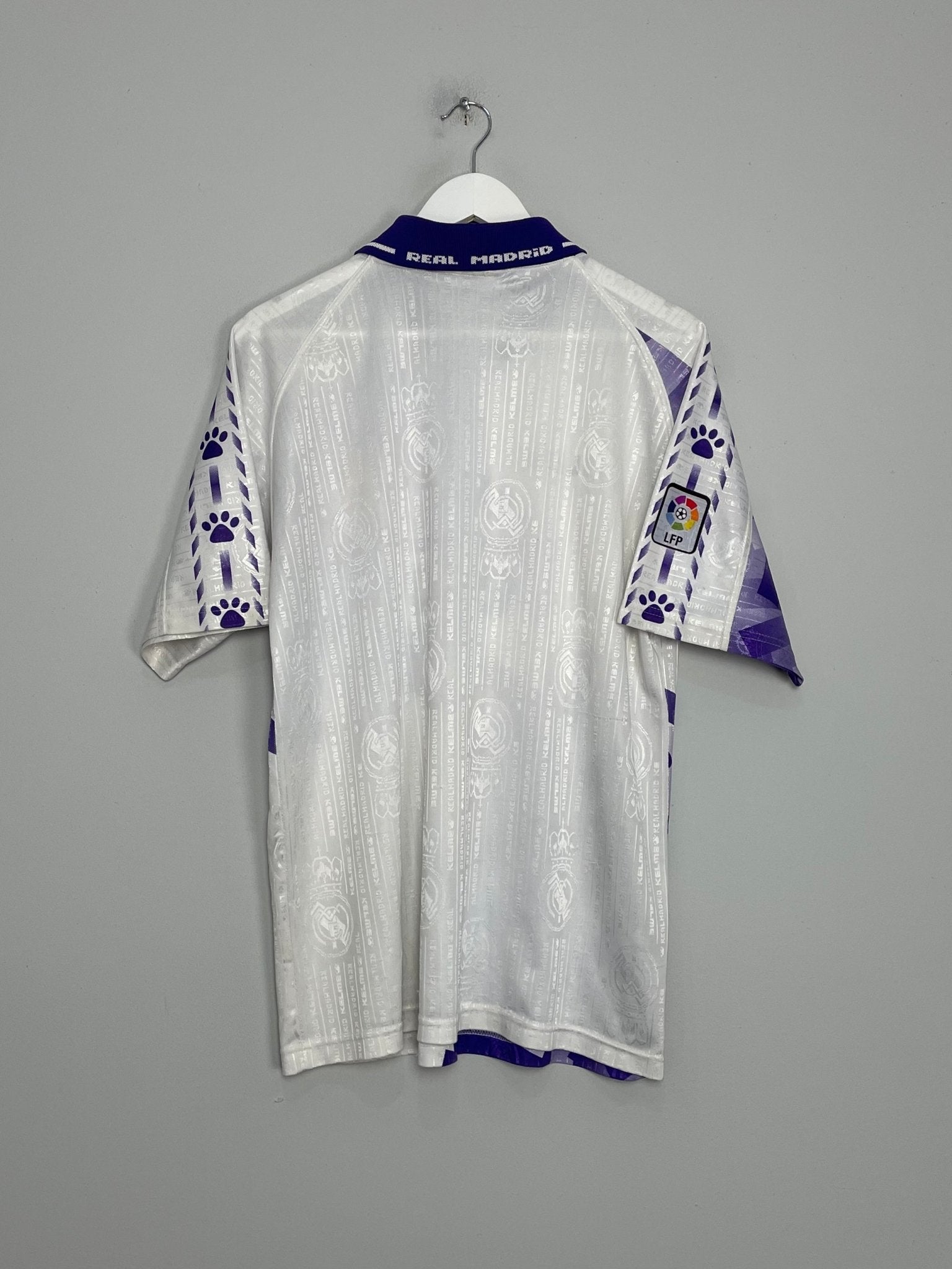 Shop 1996/97 REAL MADRID THIRD SHIRT (L) KELME, classic football shirts, vintage football shirts & retro soccer jerseys at Cult Kits
