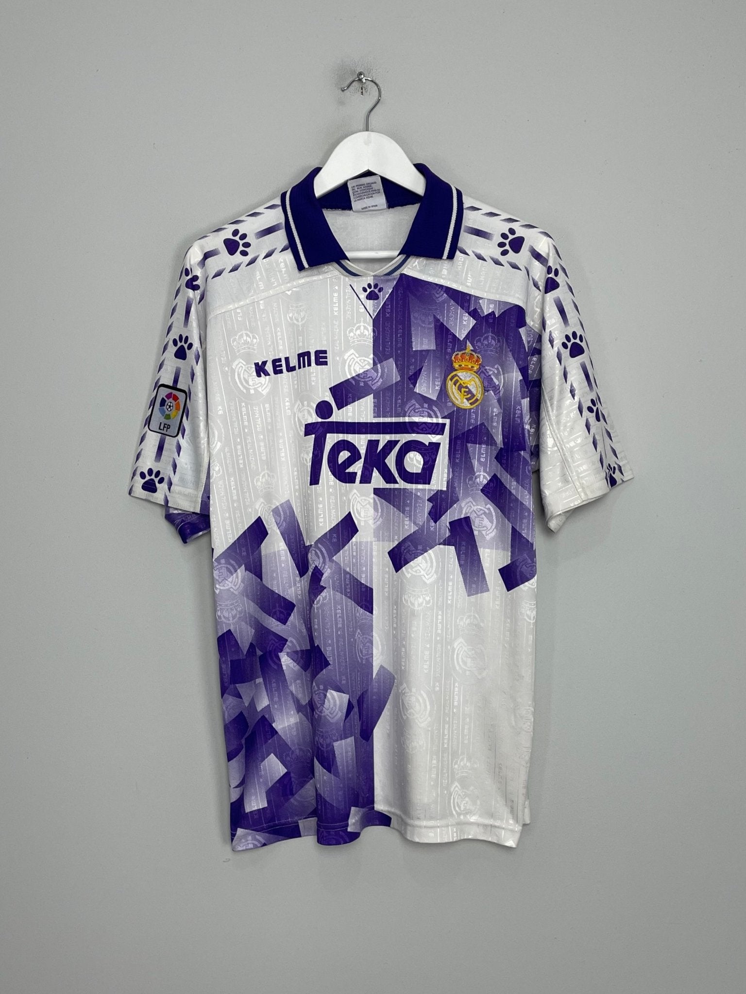 Shop 1996/97 REAL MADRID THIRD SHIRT (L) KELME, classic football shirts, vintage football shirts & retro soccer jerseys at Cult Kits