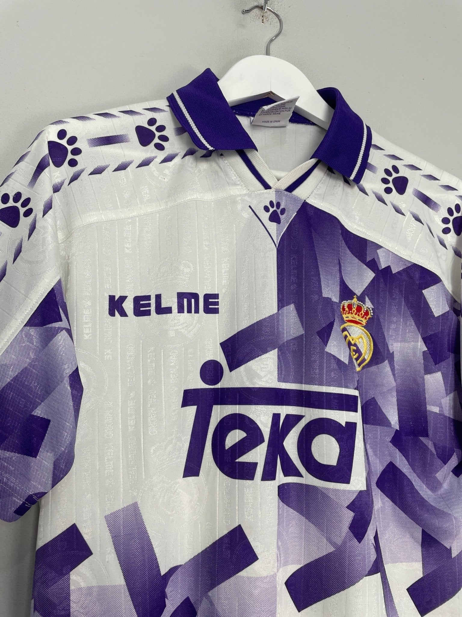 Shop 1996/97 REAL MADRID THIRD SHIRT (M) KELME, classic football shirts, vintage football shirts & retro soccer jerseys at Cult Kits