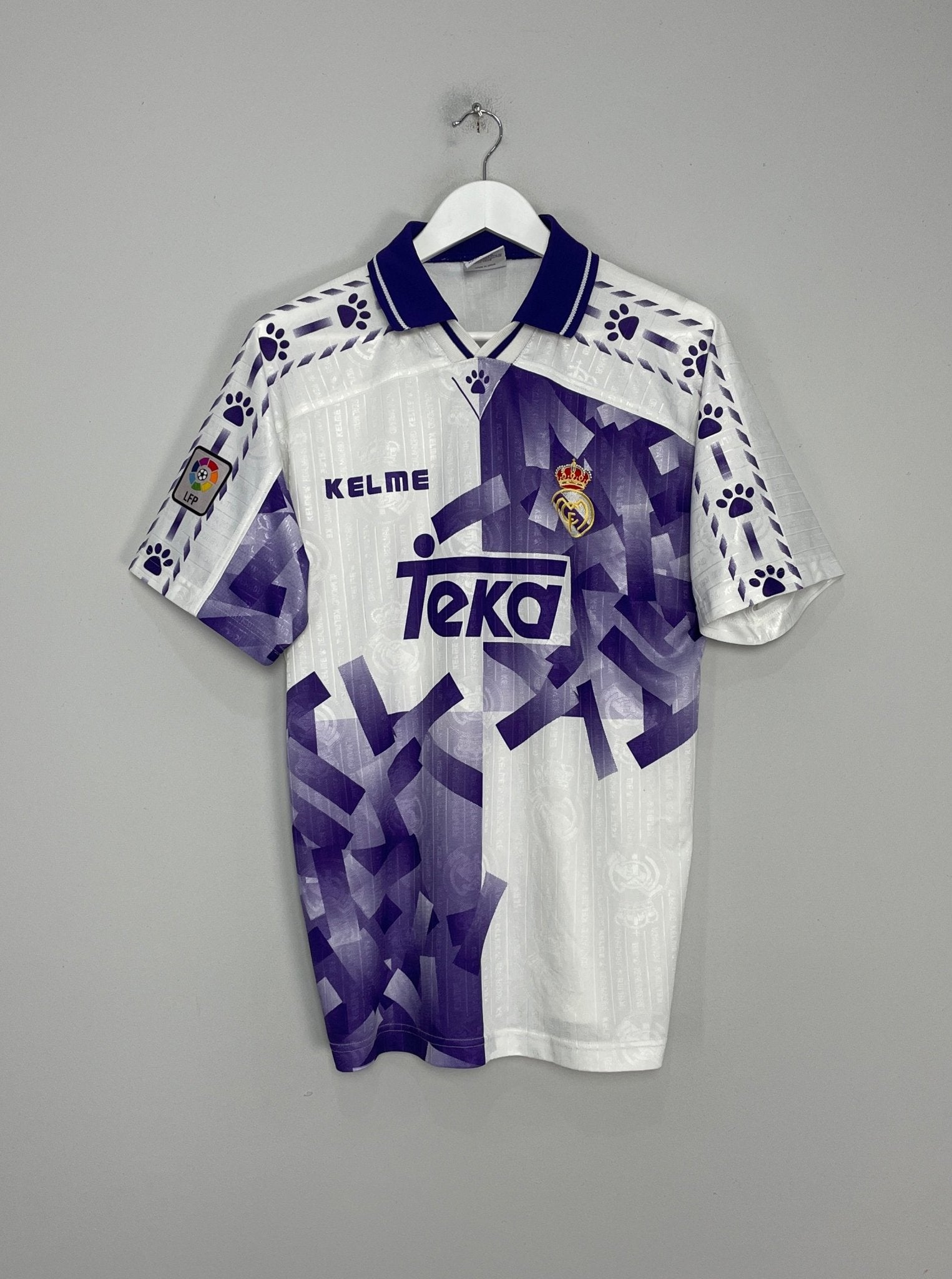 Shop 1996/97 REAL MADRID THIRD SHIRT (M) KELME, classic football shirts, vintage football shirts & retro soccer jerseys at Cult Kits