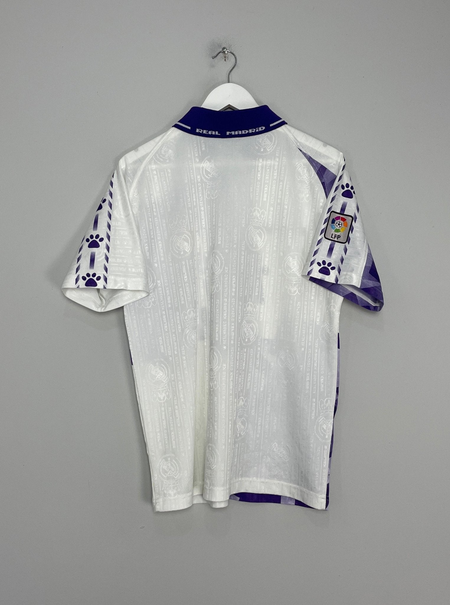 Shop 1996/97 REAL MADRID THIRD SHIRT (M) KELME, classic football shirts, vintage football shirts & retro soccer jerseys at Cult Kits