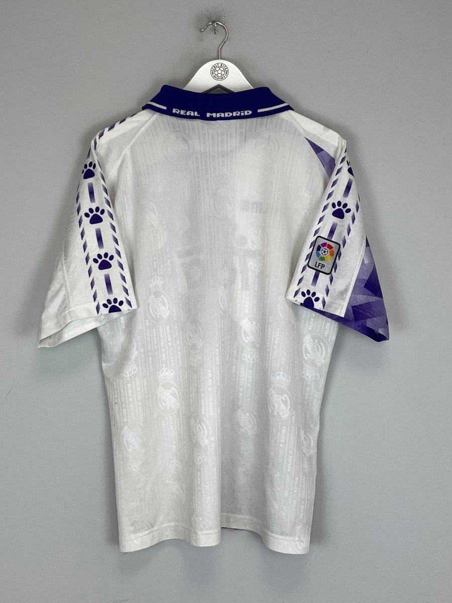 1996/97 REAL MADRID THIRD SHIRT (XL) KELME - Cult Kits - XL - Buy Vintage Football Shirts, Authentic Retro Football Shirts For Sale, Classic Football Shirts & Soccer Jersey