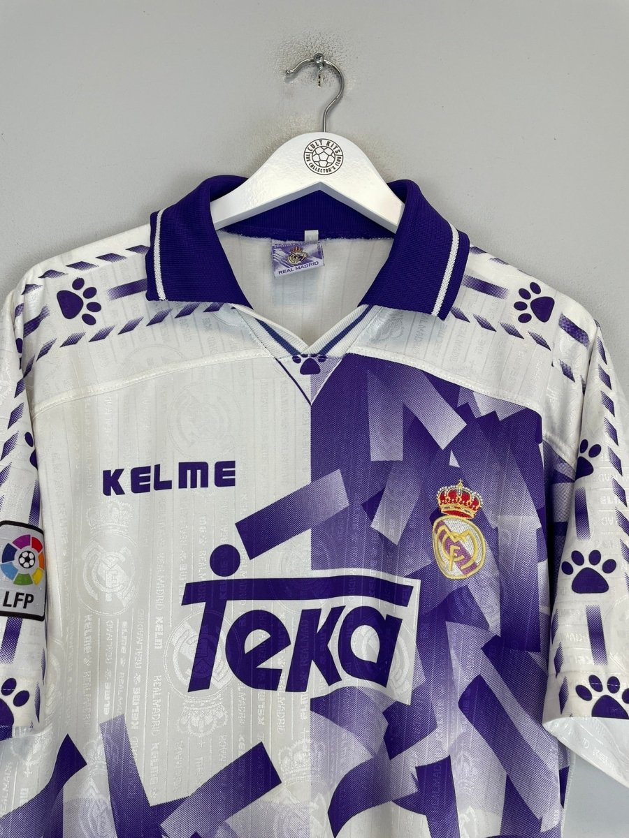 1996/97 REAL MADRID THIRD SHIRT (XL) KELME - Cult Kits - XL - Buy Vintage Football Shirts, Authentic Retro Football Shirts For Sale, Classic Football Shirts & Soccer Jersey