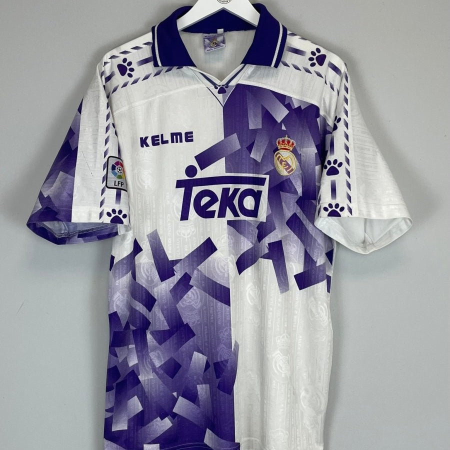 1996/97 REAL MADRID THIRD SHIRT (XL) KELME - Cult Kits - XL - Buy Vintage Football Shirts, Authentic Retro Football Shirts For Sale, Classic Football Shirts & Soccer Jersey