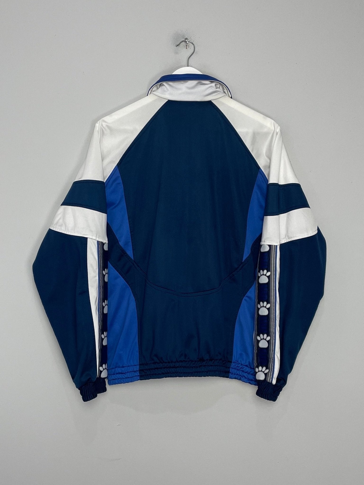 Shop 1996/97 REAL MADRID TRACKSUIT TOP (M) KELME, classic football shirts, vintage football shirts & retro soccer jerseys at Cult Kits