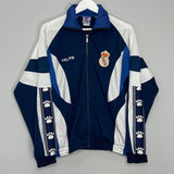 Shop 1996/97 REAL MADRID TRACKSUIT TOP (M) KELME, classic football shirts, vintage football shirts & retro soccer jerseys at Cult Kits