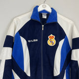 1996/97 REAL MADRID TRACKSUIT TOP (S) KELME - Cult Kits - Small - Buy Vintage Football Shirts, Authentic Retro Football Shirts For Sale, Classic Football Shirts & Soccer Jersey