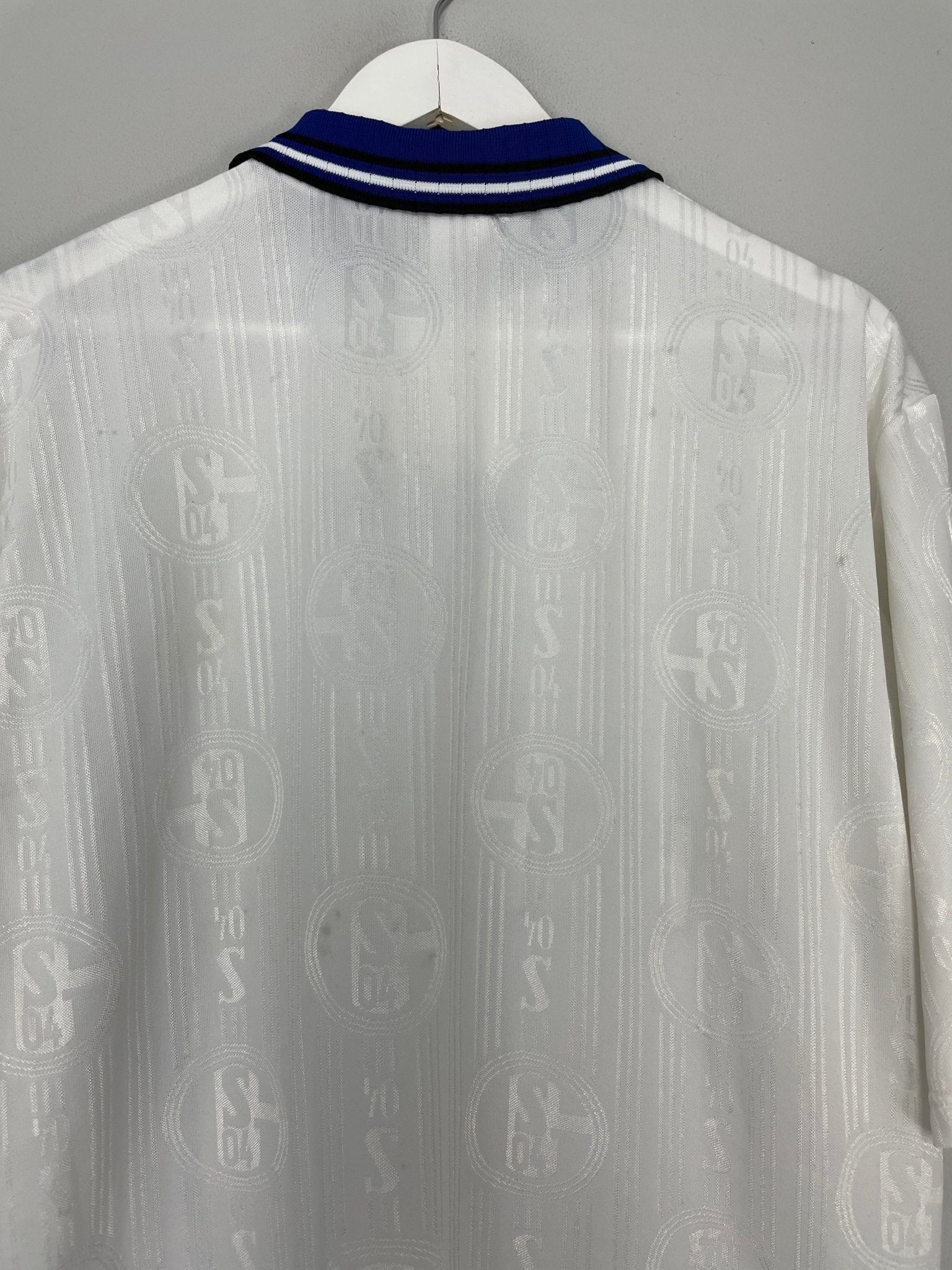 Shop 1996/97 SCHALKE AWAY SHIRT (L) ADIDAS, classic football shirts, vintage football shirts & retro soccer jerseys at Cult Kits