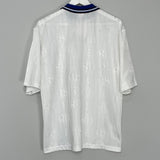 Shop 1996/97 SCHALKE AWAY SHIRT (L) ADIDAS, classic football shirts, vintage football shirts & retro soccer jerseys at Cult Kits