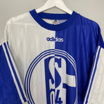 Shop 1996/97 SCHALKE TRAINING SHIRT (XL) ADIDAS, classic football shirts, vintage football shirts & retro soccer jerseys at Cult Kits