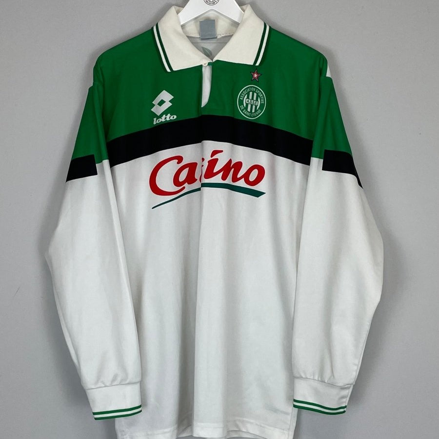 1996/97 ST ETIENNE L/S AWAY SHIRT (XL) LOTTO - Cult Kits - XL - Buy Vintage Football Shirts, Authentic Retro Football Shirts For Sale, Classic Football Shirts & Soccer Jersey