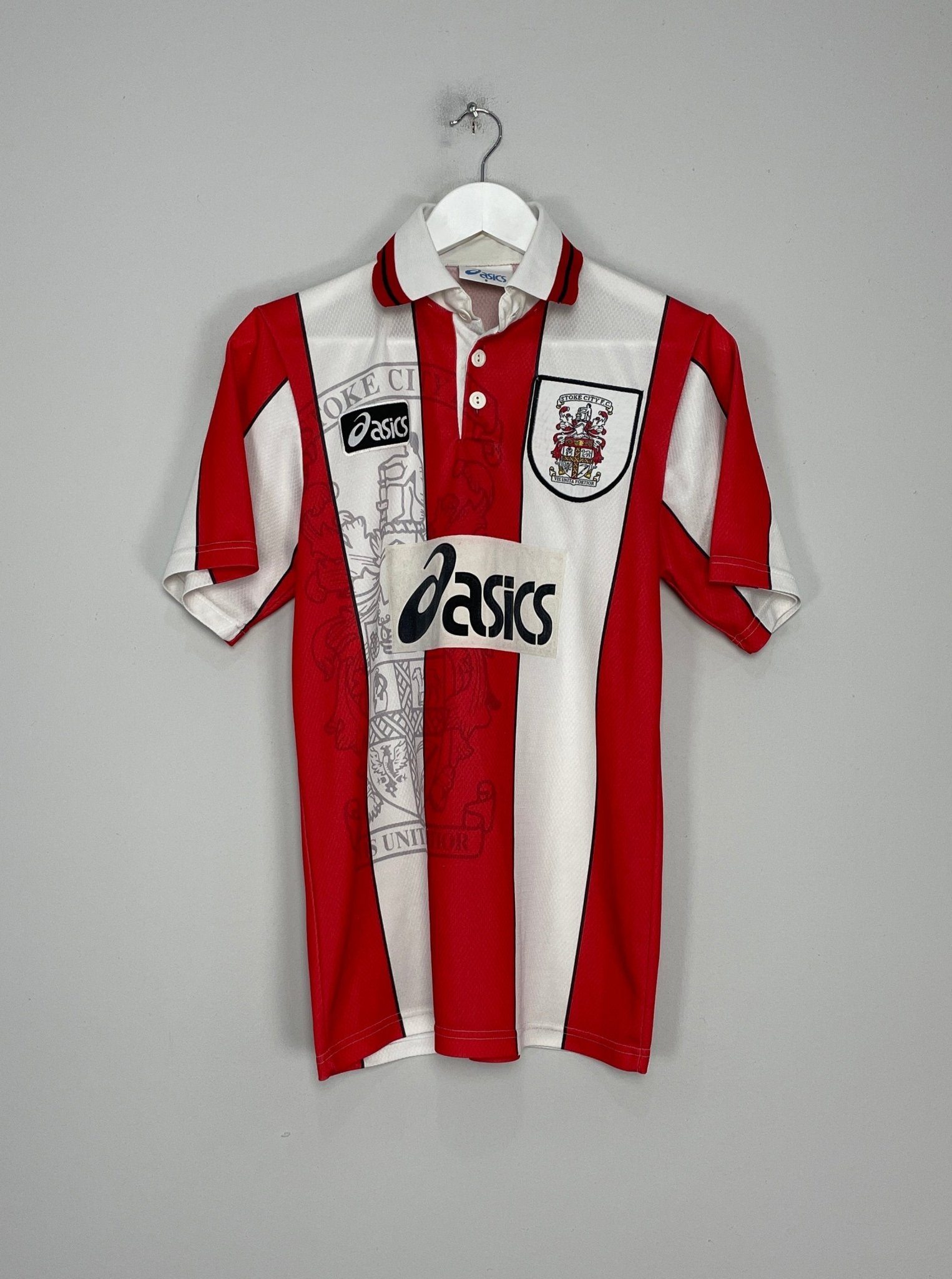 Shop 1996/97 STOKE CITY HOME SHIRT (S) ASICS, classic football shirts, vintage football shirts & retro soccer jerseys at Cult Kits