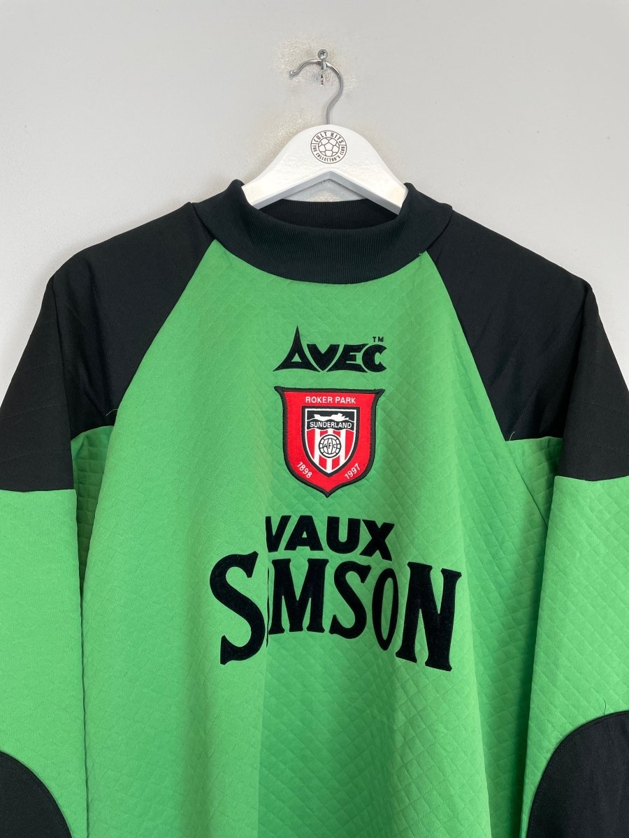 1996/97 SUNDERLAND GK SHIRT (XL) AVEC - Cult Kits - XL - Buy Vintage Football Shirts, Authentic Retro Football Shirts For Sale, Classic Football Shirts & Soccer Jersey