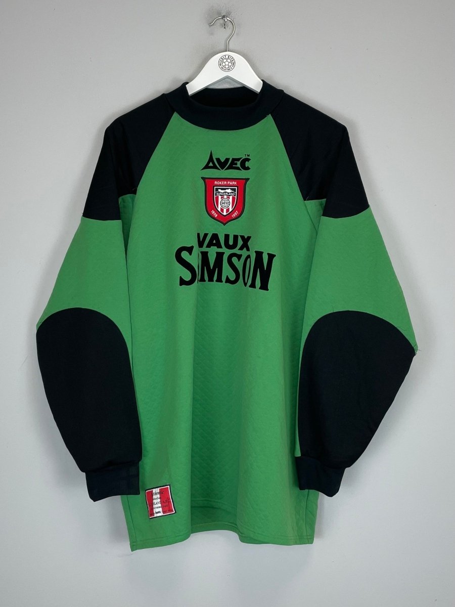 1996/97 SUNDERLAND GK SHIRT (XL) AVEC - Cult Kits - XL - Buy Vintage Football Shirts, Authentic Retro Football Shirts For Sale, Classic Football Shirts & Soccer Jersey