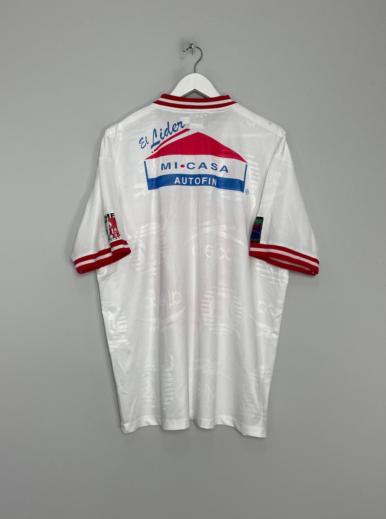 Shop 1996/97 TOROS NEZA HOME SHIRT (L) ATLETICA, classic football shirts, vintage football shirts & retro soccer jerseys at Cult Kits