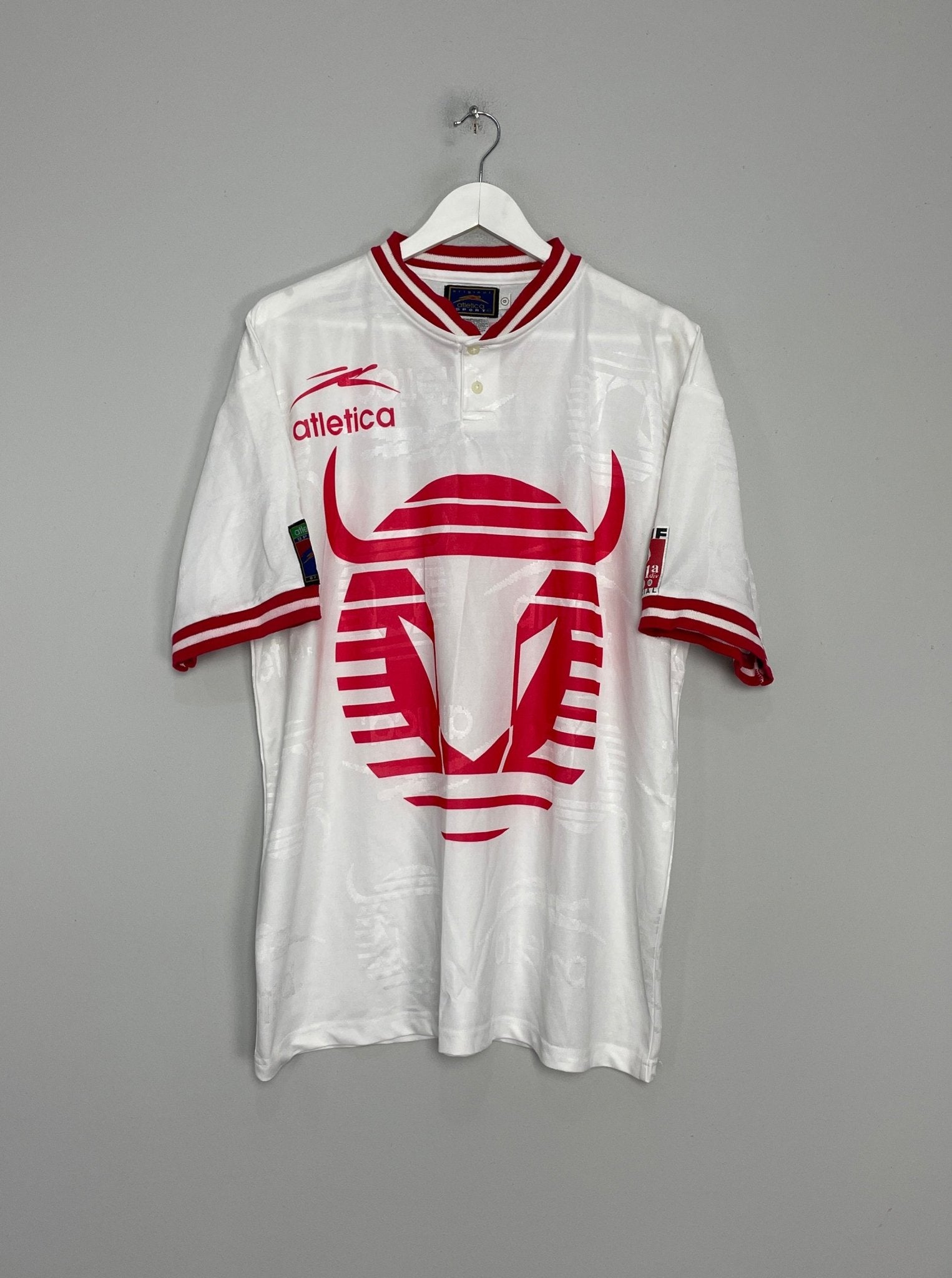 Shop 1996/97 TOROS NEZA HOME SHIRT (L) ATLETICA, classic football shirts, vintage football shirts & retro soccer jerseys at Cult Kits