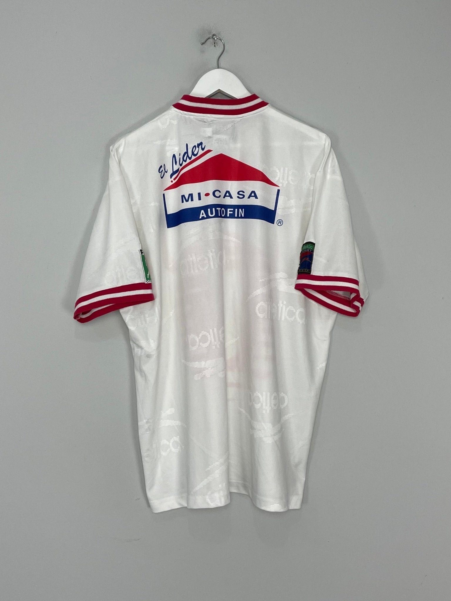 Shop 1996/97 TOROS NEZA HOME SHIRT (XL) ATLETICA, classic football shirts, vintage football shirts & retro soccer jerseys at Cult Kits