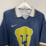 Shop 1996/97 UNAM PUMAS HOME SHIRT (XL) NIKE, classic football shirts, vintage football shirts & retro soccer jerseys at Cult Kits