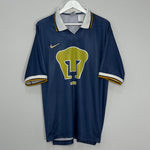Shop 1996/97 UNAM PUMAS HOME SHIRT (XL) NIKE, classic football shirts, vintage football shirts & retro soccer jerseys at Cult Kits