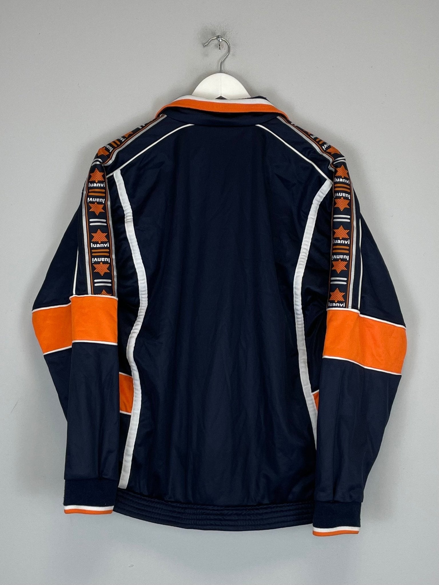 Shop 1996/97 VALENCIA TRACK JACKET (L) LUANVI, classic football shirts, vintage football shirts & retro soccer jerseys at Cult Kits