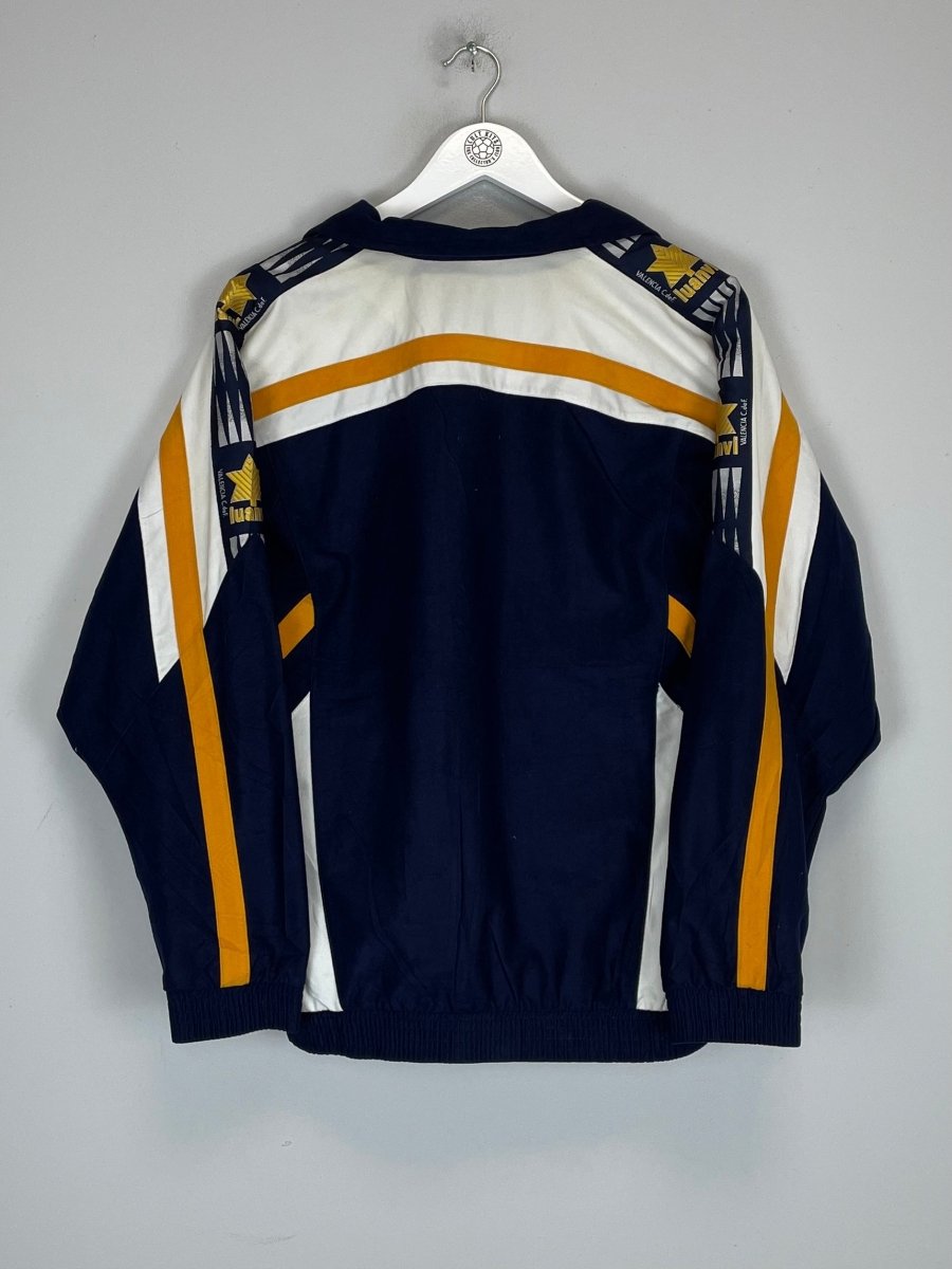 1996/97 VALENCIA TRACK JACKET (S) LUANVI - Cult Kits - Small - Buy Vintage Football Shirts, Authentic Retro Football Shirts For Sale, Classic Football Shirts & Soccer Jersey