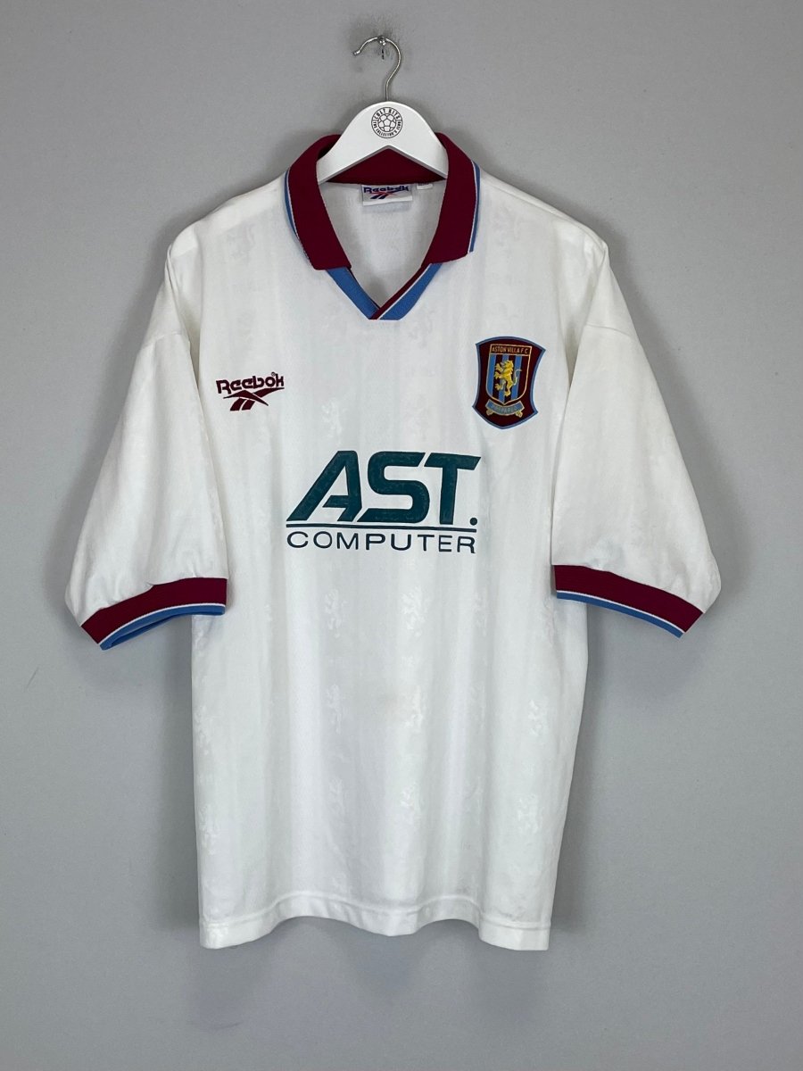 1996/98 ASTON VILLA AWAY SHIRT (XL) REEBOK - Cult Kits - XL - Buy Vintage Football Shirts, Authentic Retro Football Shirts For Sale, Classic Football Shirts & Soccer Jersey