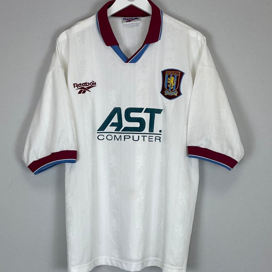 1996/98 ASTON VILLA AWAY SHIRT (XL) REEBOK - Cult Kits - XL - Buy Vintage Football Shirts, Authentic Retro Football Shirts For Sale, Classic Football Shirts & Soccer Jersey