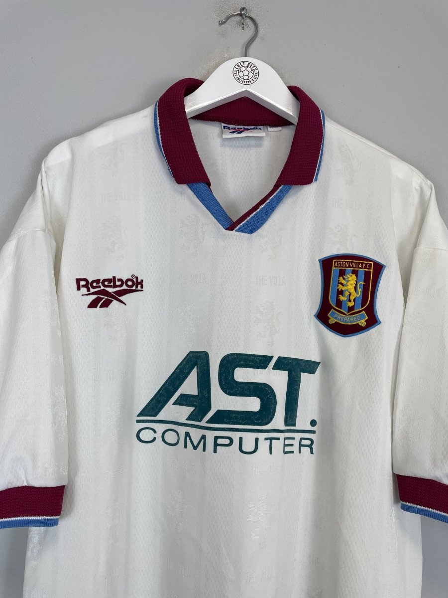 1996/98 ASTON VILLA AWAY SHIRT (XL) REEBOK - Cult Kits - XL - Buy Vintage Football Shirts, Authentic Retro Football Shirts For Sale, Classic Football Shirts & Soccer Jersey