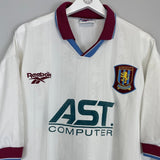 1996/98 ASTON VILLA AWAY SHIRT (XL) REEBOK - Cult Kits - XL - Buy Vintage Football Shirts, Authentic Retro Football Shirts For Sale, Classic Football Shirts & Soccer Jersey