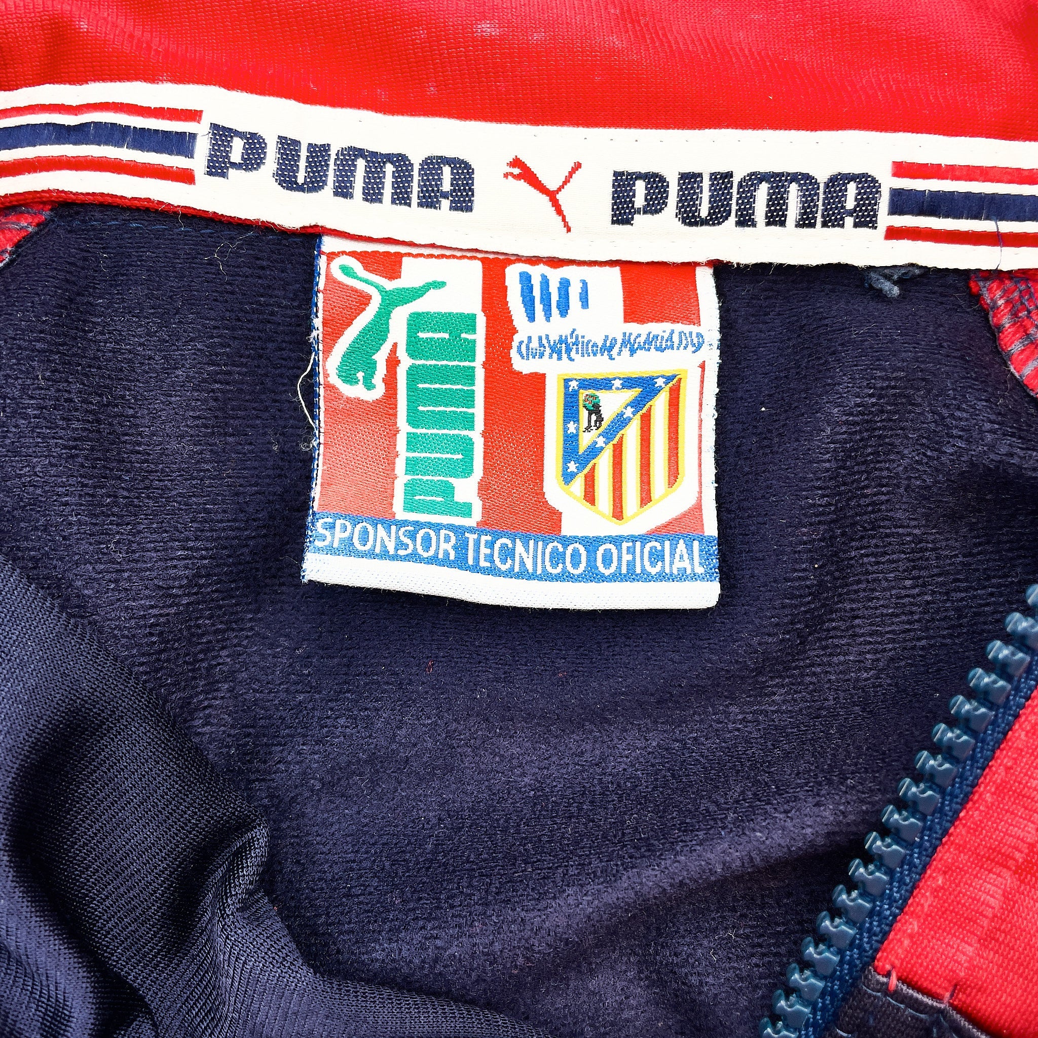 Buy 1996/98 Atletico Madrid Track Jacket (M) Puma ~ Free worldwide shipping available ~ Authentic Vintage Football Shirts from Cult Kits