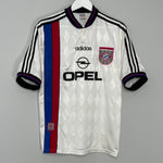 Shop 1996/98 BAYERN MUNICH AWAY SHIRT (M) ADIDAS, classic football shirts, vintage football shirts & retro soccer jerseys at Cult Kits