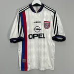 Shop 1996/98 BAYERN MUNICH AWAY SHIRT (XL) ADIDAS, classic football shirts, vintage football shirts & retro soccer jerseys at Cult Kits