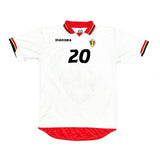 Buy 1996/98 BELGIUM 20 *MATCH ISSUE* AWAY SHIRT (L) DIADORA ~ Free worldwide shipping available ~ Authentic Vintage Football Shirts from Cult Kits