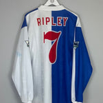 1996/98 BLACKBURN ROVERS RIPLEY 7 L/S HOME SHIRT (XXL) UMBRO - Cult Kits - XXL - Buy Vintage Football Shirts, Authentic Retro Football Shirts For Sale, Classic Football Shirts & Soccer Jersey