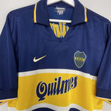 Shop 1996/98 BOCA JUNIORS HOME SHIRT (L) NIKE, classic football shirts, vintage football shirts & retro soccer jerseys at Cult Kits