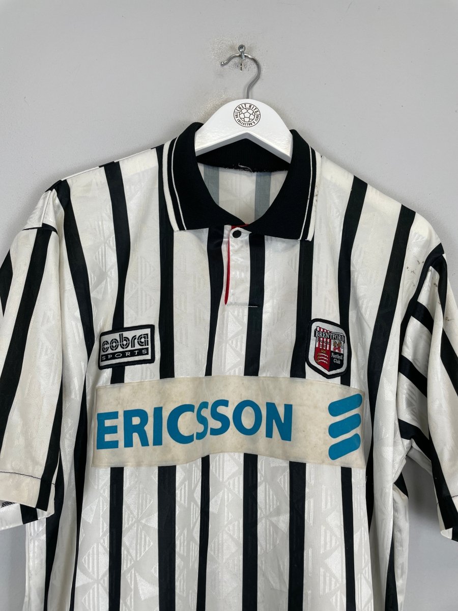 1996/98 BRENTFORD 15 *MATCH ISSUE* HOME SHIRT (L) COBRA SPORTS - Cult Kits - Large - Buy Vintage Football Shirts, Authentic Retro Football Shirts For Sale, Classic Football Shirts & Soccer Jersey