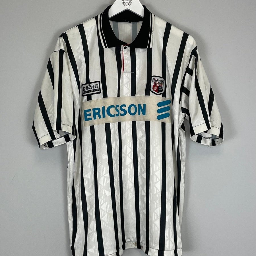 1996/98 BRENTFORD 15 *MATCH ISSUE* HOME SHIRT (L) COBRA SPORTS - Cult Kits - Large - Buy Vintage Football Shirts, Authentic Retro Football Shirts For Sale, Classic Football Shirts & Soccer Jersey